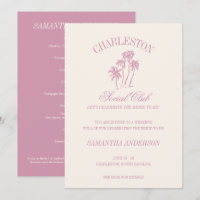 Charleston Bachelorette Weekend Pink Social Club