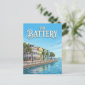 Charleston Battery Postkarte (Stehend Vorderseite)