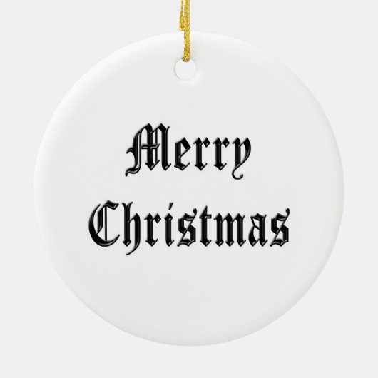 Charleston Christmas Ornament, Husk, Charleston Keramik Ornament (Hinten)