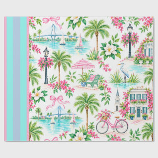 Charleston Coastal Gift Wrapping Paper Geschenkpapier