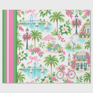 Charleston Coastal Gift Wrapping Paper Geschenkpapier