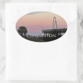 Charleston Cooper RIver Bridge Sunset Sticker (Tasche)
