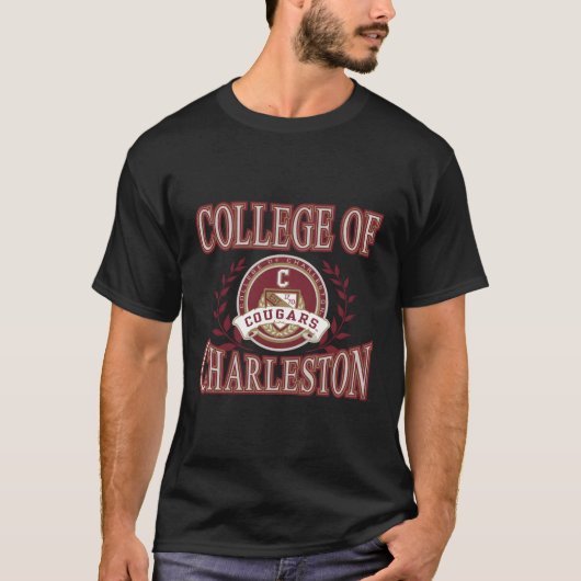 Charleston Cougars Laurels T-Shirt (Vorderseite)