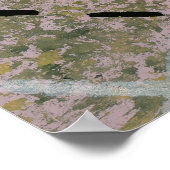 Charleston Farmhouse Muschel Print Wall Hanging Poster (Ecke)