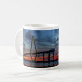 Charleston Fire like Sunset Coffee Tasse (Vorderseite Links)
