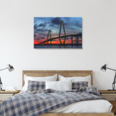 Charleston Fire like Sunset Leinwanddruck (Insitu (Schlafzimmer))
