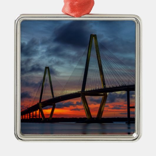 Charleston Fire like Sunset Ornament Aus Metall (Vorne)