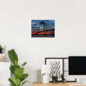 Charleston Fire like Sunset Poster (Heimbüro)