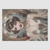 Charleston Flapper - Decoupage - Seidenpapier (Vorderseite)