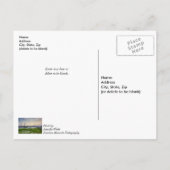 Charleston Harbour Boats Sunset Denken Sie an Sie Postkarte (Rückseite)