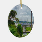 Charleston Harbour Keramik Ornament (Rechts)