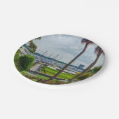 Charleston Harbour Pappteller (Schrägansicht)