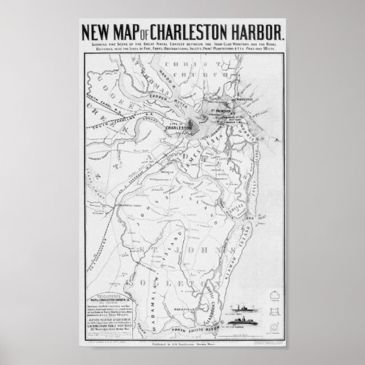 Charleston Harbour Poster (Vorne)
