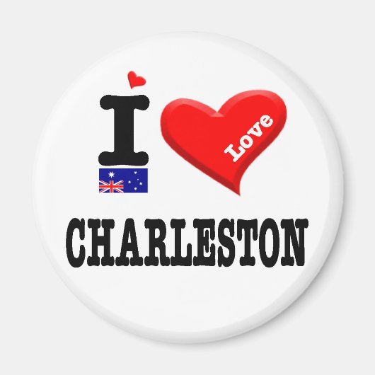 CHARLESTON - I-Liebe Magnet (Vorne)