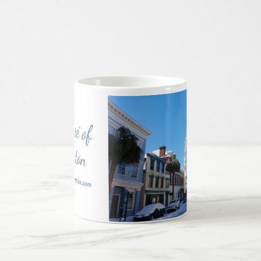 Charleston in der Schnee-Tasse Kaffeetasse (Mittel)