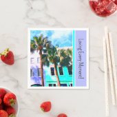 Charleston Junggeselinnen-Abschied Paper Napkin Serviette (Beispiel)