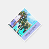 Charleston Junggeselinnen-Abschied Paper Napkin Serviette (Ecke)