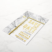 Charleston Liebe Locator | Hochzeitsstichtag speic Folieneinladung (Gedreht)