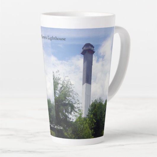 Charleston Lighthouse Latte Tasse (Rechte Ecke)