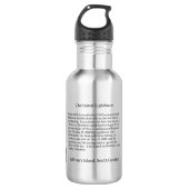 Charleston Lighthouse Wasserflasche (Vorderseite)