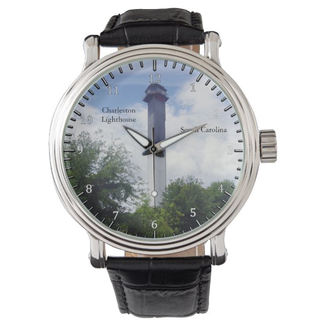 Charleston Lighthouse watch Armbanduhr (Vorderseite)