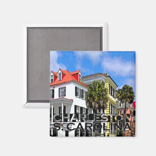 Charleston Magnet (Vorderseite/Rückseite)
