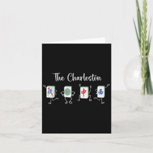 Charleston Mahjong, der Funny Mahjong Tanz Karte