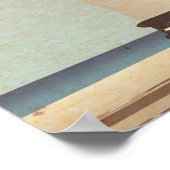 Charleston Morris Lighthouse Vintage Travel Poster (Ecke)