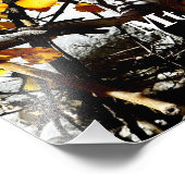 Charleston NV Herbst Aspen Foto Print (Ecke)