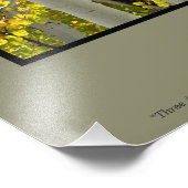 Charleston NV Herbst Aspen Trees Poster (Ecke)