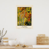 Charleston NV Herbstfall Farbe Aspen Kunst Poster (Küche)