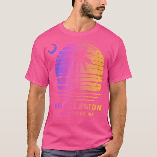 Charleston Palmetto Tree Süd Carolina T-Shirt (Vorderseite)