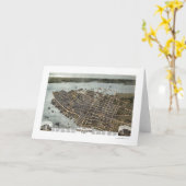 Charleston, panoramische Karte Sc - 1872 (Gelbe Blume)