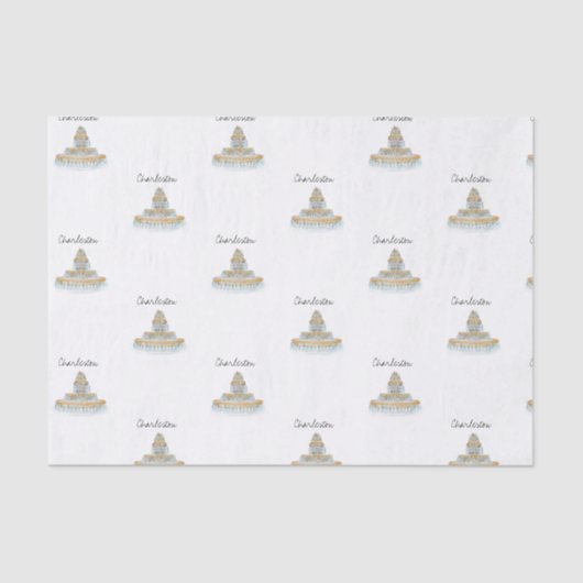 Charleston-Papierpapier Seidenpapier (Vorderseite)