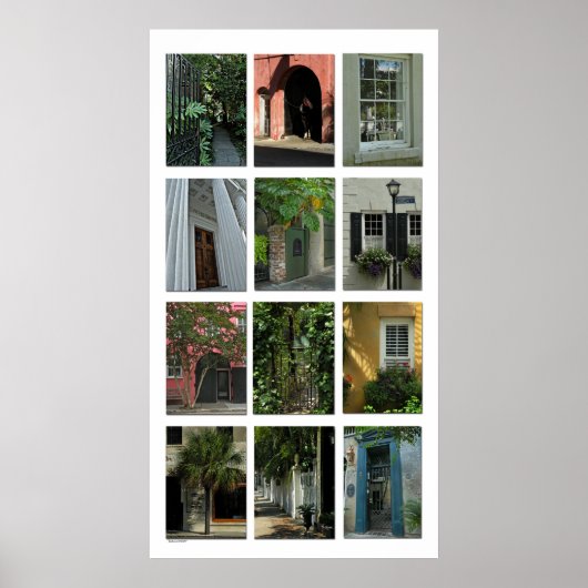 Charleston Portals Foto Poster Print (Vorne)