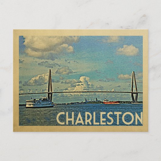Charleston Postcard South Carolina Postkarte (Vorderseite)