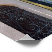 Charleston Rainbow Row Poster (Ecke)