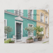 Charleston Rainbow Row South Carolina Postcard Postkarte (Vorderseite)