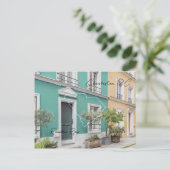 Charleston Rainbow Row South Carolina Postcard Postkarte (Stehend Vorderseite)