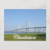 Charleston Ravenel Bridge Postkarte (Vorderseite)