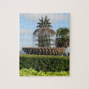 Charleston Sc-Ananas-Brunnen-Puzzlespiel Puzzle