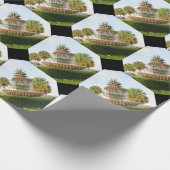 Charleston Sc-Ananas-Brunnen, Ufergegend-Park Geschenkpapier (Ecke)