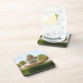 Charleston Sc-Ananas-Brunnen, Ufergegend-Park Getränkeuntersetzer (Rechte Seite)