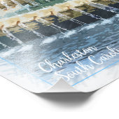 Charleston SC Ananas Fountain Print Fotodruck (Ecke)