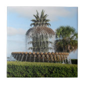 Charleston SC Ananas Fountain Tile Fliese (Vorderseite)