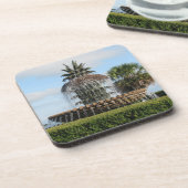 Charleston SC Ananas Fountain Untersetzer (Linke Seite)