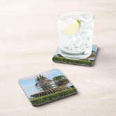 Charleston SC Ananas Fountain Untersetzer (Rechte Seite)