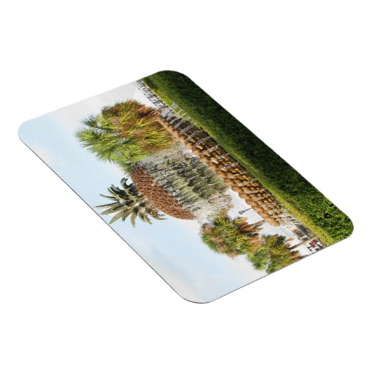 Charleston SC Ananas Fountain, Waterfront Park Magnet (Rechte Seite)