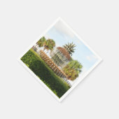 Charleston SC Ananas Fountain, Waterfront Park Serviette (Ecke)