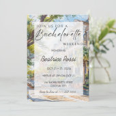 Charleston SC Bachelorette Weekend Party Einladung (Stehend Vorderseite)
